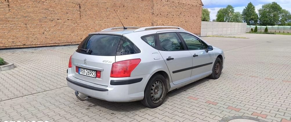 Peugeot 407 cena 8600 przebieg: 349000, rok produkcji 2006 z Krotoszyn małe 191